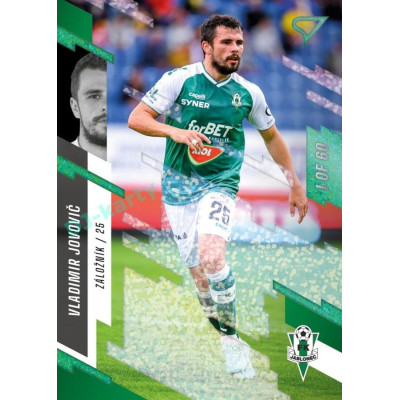 2023/24 Sportzoo Fortuna Liga 2. série #342 Vladimir Jovovič Green Dew 1of60