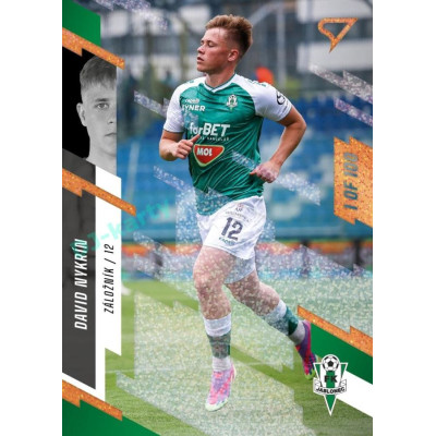 2023/24 Sportzoo Fortuna Liga 2. série #343 David Nykrín Copper Sparks 1of100