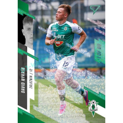 2023/24 Sportzoo Fortuna Liga 2. série #343 David Nykrín Green Dew 1of60