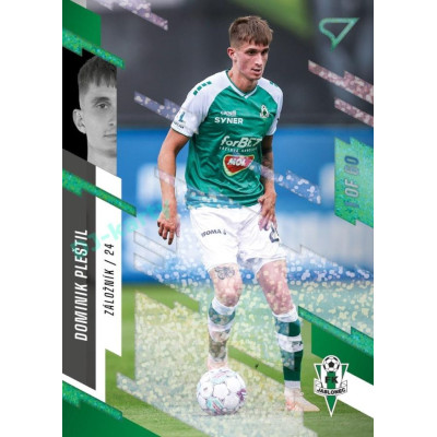 2023/24 Sportzoo Fortuna Liga 2. série #344 Dominik Pleštil Green Dew 1of60