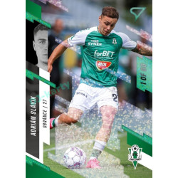 2023/24 Sportzoo Fortuna Liga 2. série #336 Adrián Slávik Green Dew 1of60