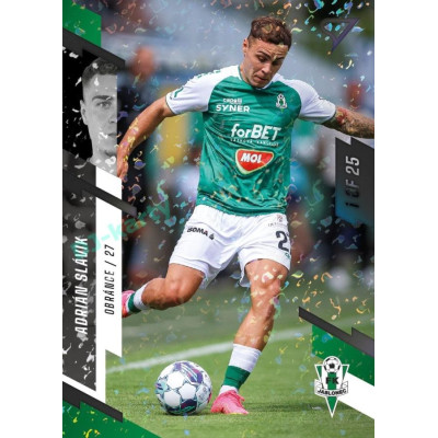 2023/24 Sportzoo Fortuna Liga 2. série #336 Adrián Slávik Black Camouflage 1of25