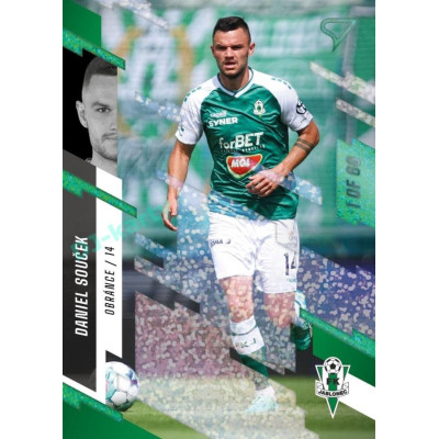 2023/24 Sportzoo Fortuna Liga 2. série #337 Daniel Souček Green Dew 1of60