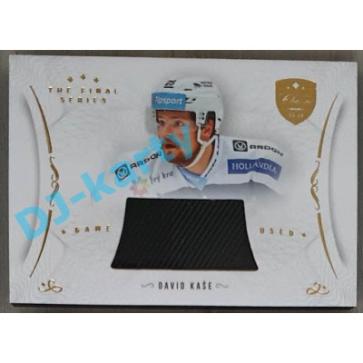 2021/22 OFS The Final Series David Kaše #STI-KAD Game Used Stick Gold PROMO