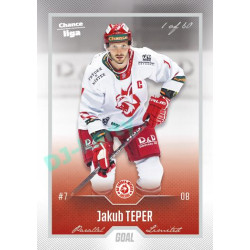 2022/23 Goal Cards Chance Liga 1. série #130 Jakub Teper Silver 1 of 60