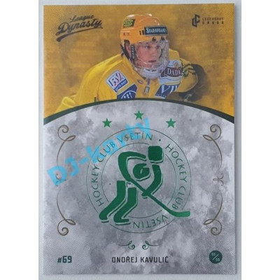 2021 Legendary Cards League Dynasty Vsetín Ondřej Kavulič #131