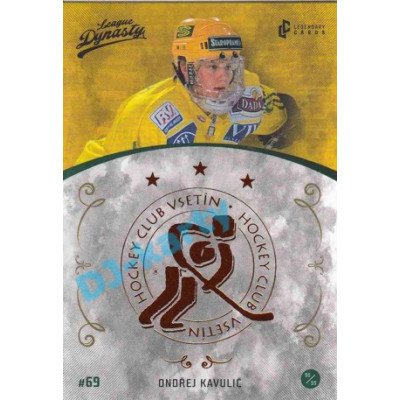 2021 Legendary Cards League Dynasty Vsetín Ondřej Kavulič #131 Cooper 1 of 77