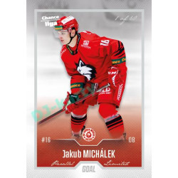 2022/23 Goal Cards Chance Liga 1. série #131 Jakub Michálek Silver 1 of 60
