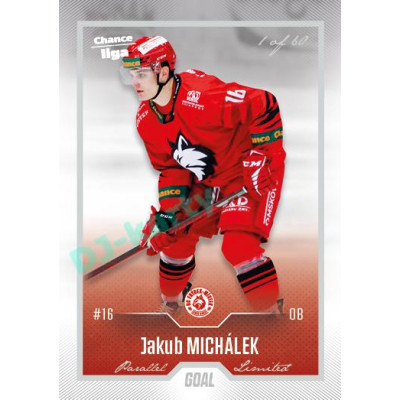 2022/23 Goal Cards Chance Liga 1. série #131 Jakub Michálek Silver 1 of 60