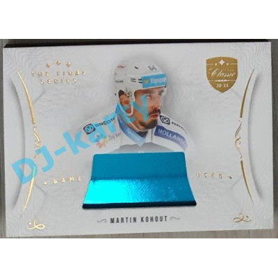 2021/22 OFS The Final Series Martin Kohout #STI-KOM Game Used Stick Gold PROMO