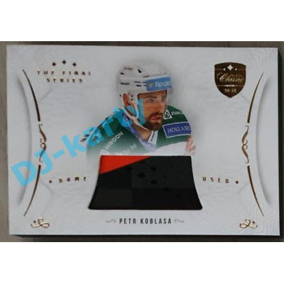 2021/22 OFS The Final Series Petr Koblasa #STI-KOT Game Used Stick Gold PROMO