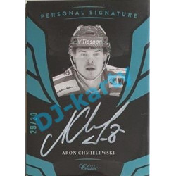 2020/21 OFS 1. série Aron Chmielewski #PS-ARCH 19/30 Personal Signature White
