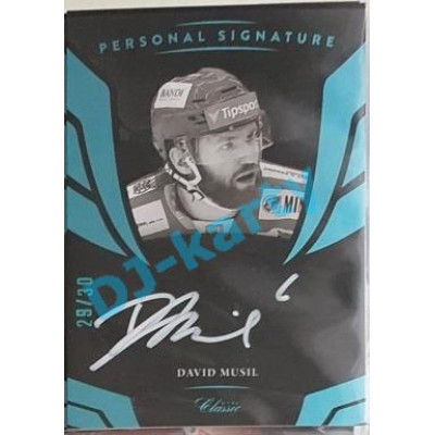 2020/21 OFS 1. série David Musil #PS-DAMU 20/30 Personal Signature White
