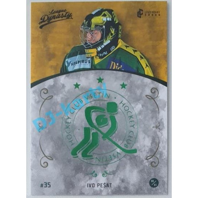 2021 Legendary Cards League Dynasty Vsetín Ivo Pešat #137