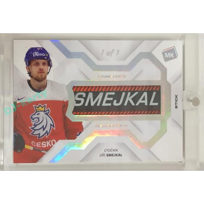 2021/22 MK reprezentace #GUM-14 Jiří Smejkal Game Used Memorabilia SPECTRUM 1/1