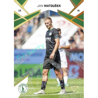 2024/25 Sportzoo Chance Liga 1. série #152 Jan Matoušek Gold Glitter 25/25