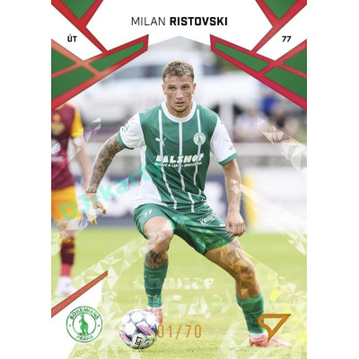 2024/25 Sportzoo Chance Liga 1. série #156 Milan Ristovski Copper Diamond xx/70