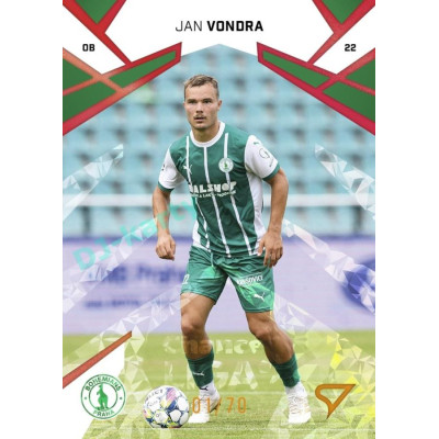2024/25 Sportzoo Chance Liga 1. série #148 Jan Vondra Copper Diamond xx/70