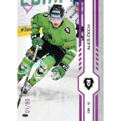 2024/25 Sportzoo ELH 2. serie #351 Aleš Čech Purple Iceberg xx/60