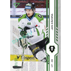 2024/25 Sportzoo ELH 2. serie #356 Jan Závora Green Glitter xx/30