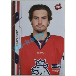 2021 MK reprezentace Michal Teplý Junioři #54 23/25 Red