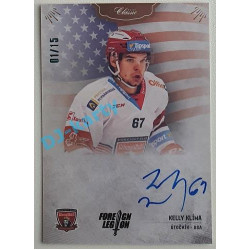 2021/22 OFS The Final Series Kelly Klíma #FL-KKÍ 01/15 Bonus Signature Foreign Legion
