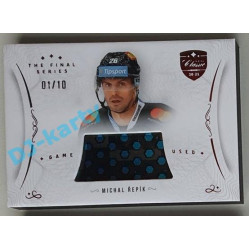 2021/22 OFS The Final Series Michal Řepík #STI-REI 01/10 Game Used Stick Red