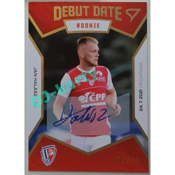 2021/22 Sportzoo Fortuna Liga Jan Jalász #DR05 70/99 Debud Date Rookie Signature