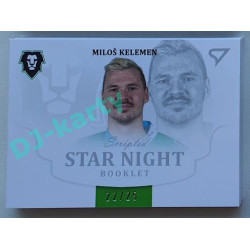 2021/22 Sportzoo TIPSPORT ELH 2. série #SN-MK Miloš Kelemen Star Night Booklet 22/25
