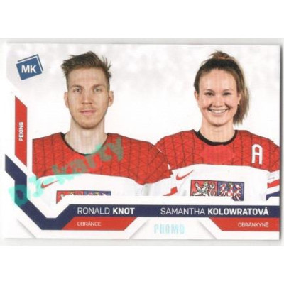 2021/22 MK reprezentace #081 R. Knot / S. Kolowratová ZOH PROMO