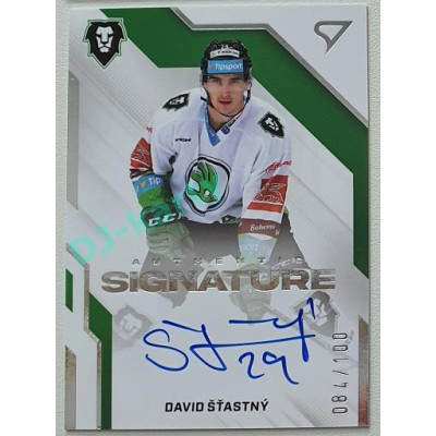 2022/23 Sportzoo ELH 1. série #AS2-DS David Šťastný Signature level 2 xxx/100