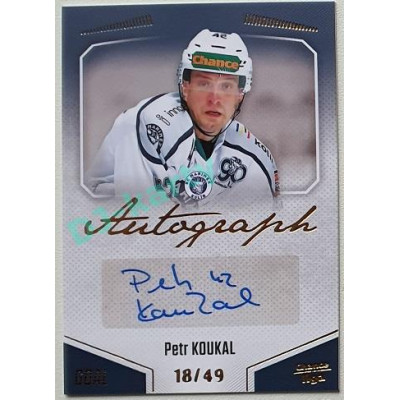 2022/23 Goal Cards Chance Liga 1. série #A-53 Petr Koukal Autograph 18/49