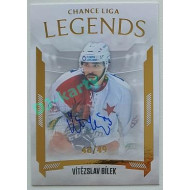 2022/23 Goal Cards Chance Liga 2. série #24 Vítězslav Bílek Legends Autograph xx/49