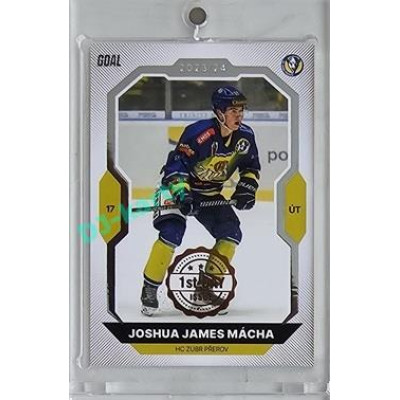 2023/24 Goal cards Chance Liga 2. série #302 Joshua James Mácha 1st day of issue