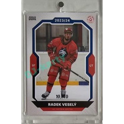 2023/24 Goal cards Chance Liga 2. série #322 Radek Veselý Blue 10/10