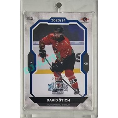 2023/24 Goal cards Chance Liga 2. série #392 David Štich Blue Expo 1of1
