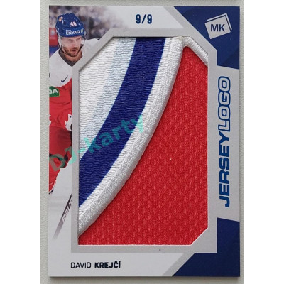 2023 MK reprezentace #JL-17 David Krejčí Jersey Logo Memorabilia 9/9