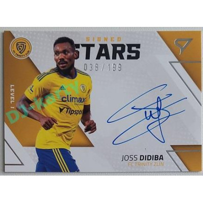 2022/23 Sportzoo Fortuna Liga 2. série #SL1-JD Joss Didiba Signed Stars Level 1 xx/199