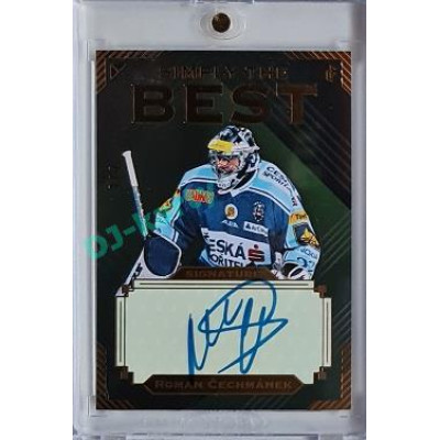 2023 Legendary Cards Simply the Best #S-31 Roman Čechmánek Signature Gold 4/4