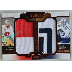 2022/23 Goal Cards Chance Liga Update #D-13 M. Klouček / J. Soukup Duals Jersey Bronze 04/30