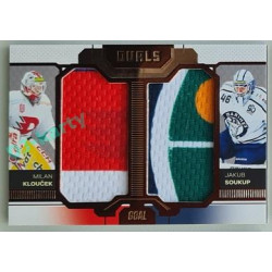 2022/23 Goal Cards Chance Liga Update #D-13 M. Klouček / J. Soukup Duals Jersey Bronze 03/30
