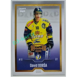 2022/23 Goal Cards Chance Liga 2. série #294 David Dobša Expo Gold 1 of 3