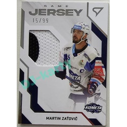 2022/23 Sportzoo ELH 2. série #GJ-MZ Martin Zaťovič Game Jersey 15/99