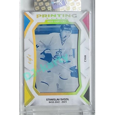 2023 MK The Gamers Extended #PP-SS Stanislav Svozil BASE Printing Plates 2023 Cyan 1of1