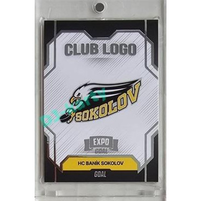 2023/24 Goal cards Chance Liga 1. série #CL-12 HC BANÍK SOKOLOV Club Logo Expo 1of6