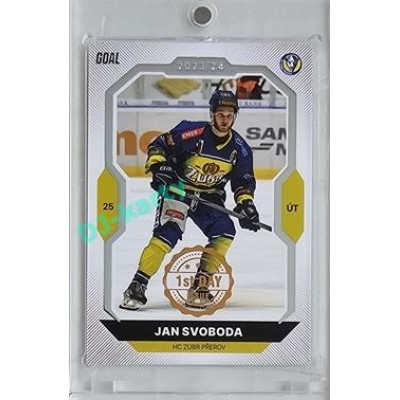 2023/24 Goal cards Chance Liga 2. série #303 Jan Svoboda 1st day of issue
