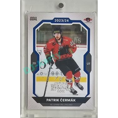2023/24 Goal cards Chance Liga 2. série #393 Patrik Čermák Blue Expo 1of1