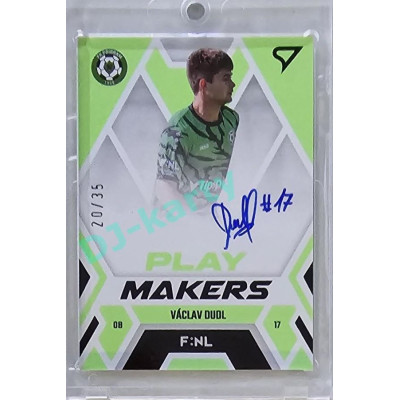 2023/24 Sportzoo Fortuna Liga 1. série #NLS-VD Václav Dudl F:NL Playmakers Auto 20/35