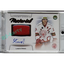2023/24 Goal cards Chance Liga 1. série #GUM-20 Lukáš Strnad Game Used Material Auto 06/10