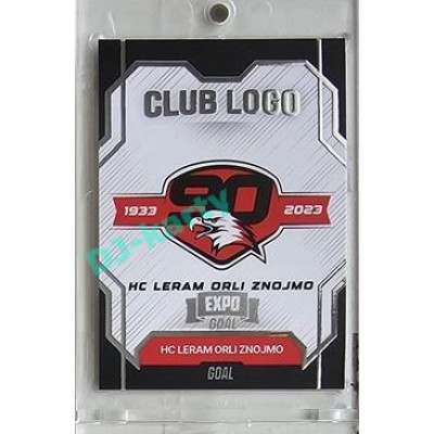 2023/24 Goal cards Chance Liga 1. série #CL-14 HC LERAM ORLI ZNOJMO Club Logo Expo 1of6